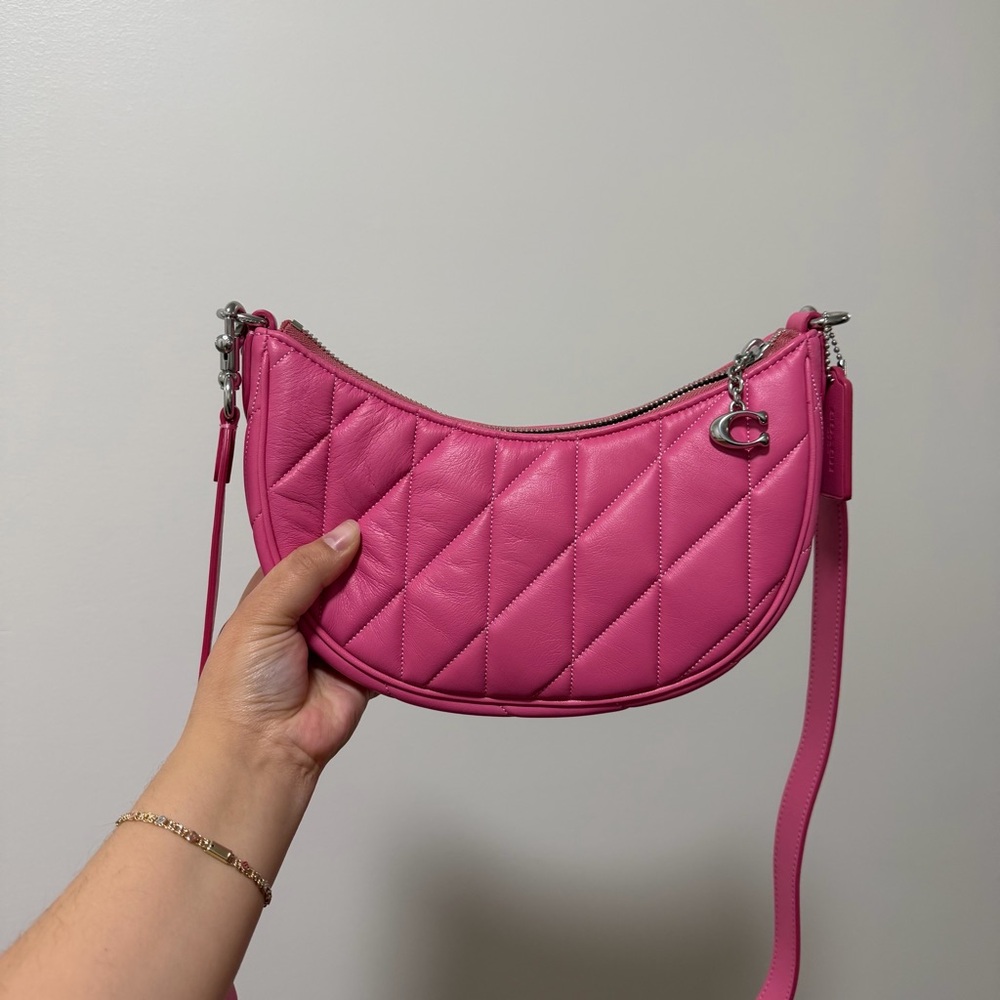 Coach Hot Pink Quilted Mira